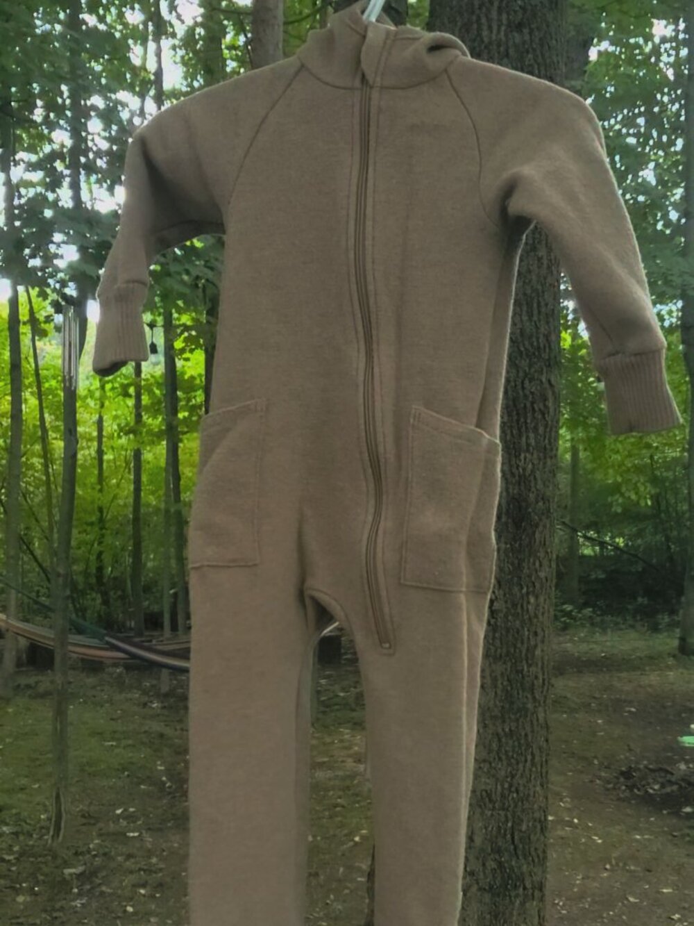 Disana Boiled Wool Zippered Overall Size 3-4 yo